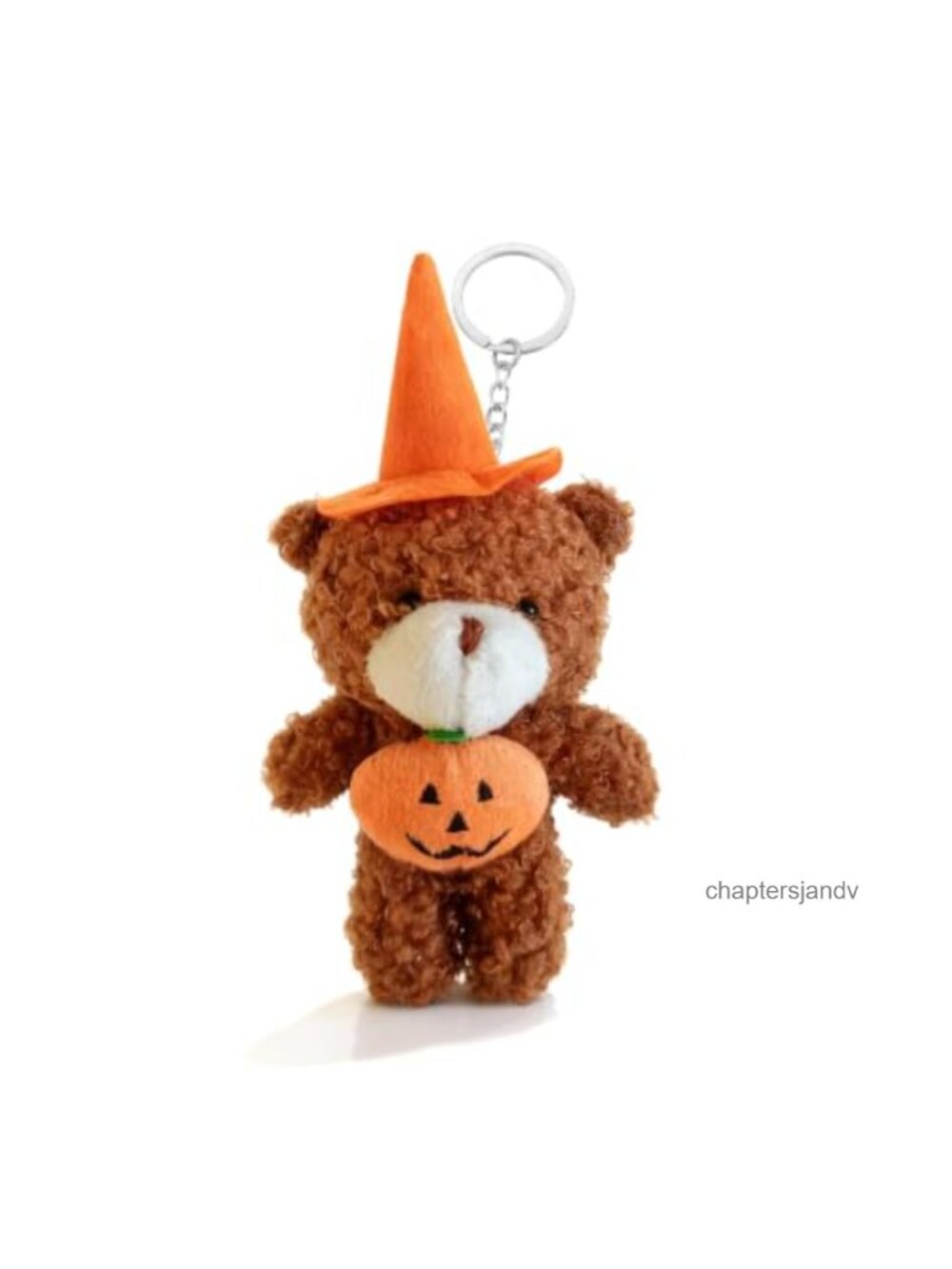 Plush Bear Keychain Halloween Bag Charm Purse Accessory Gift for Women